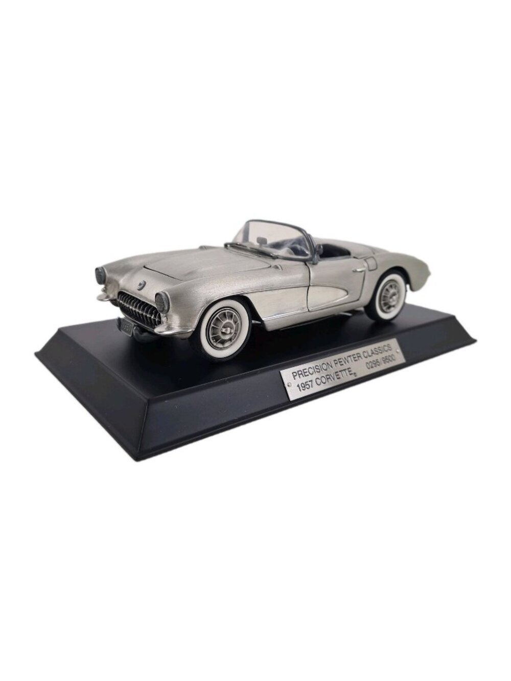 Franklin Mint Precision Pewter Classics 1957 Corvette 1:24 DieCast B11B880